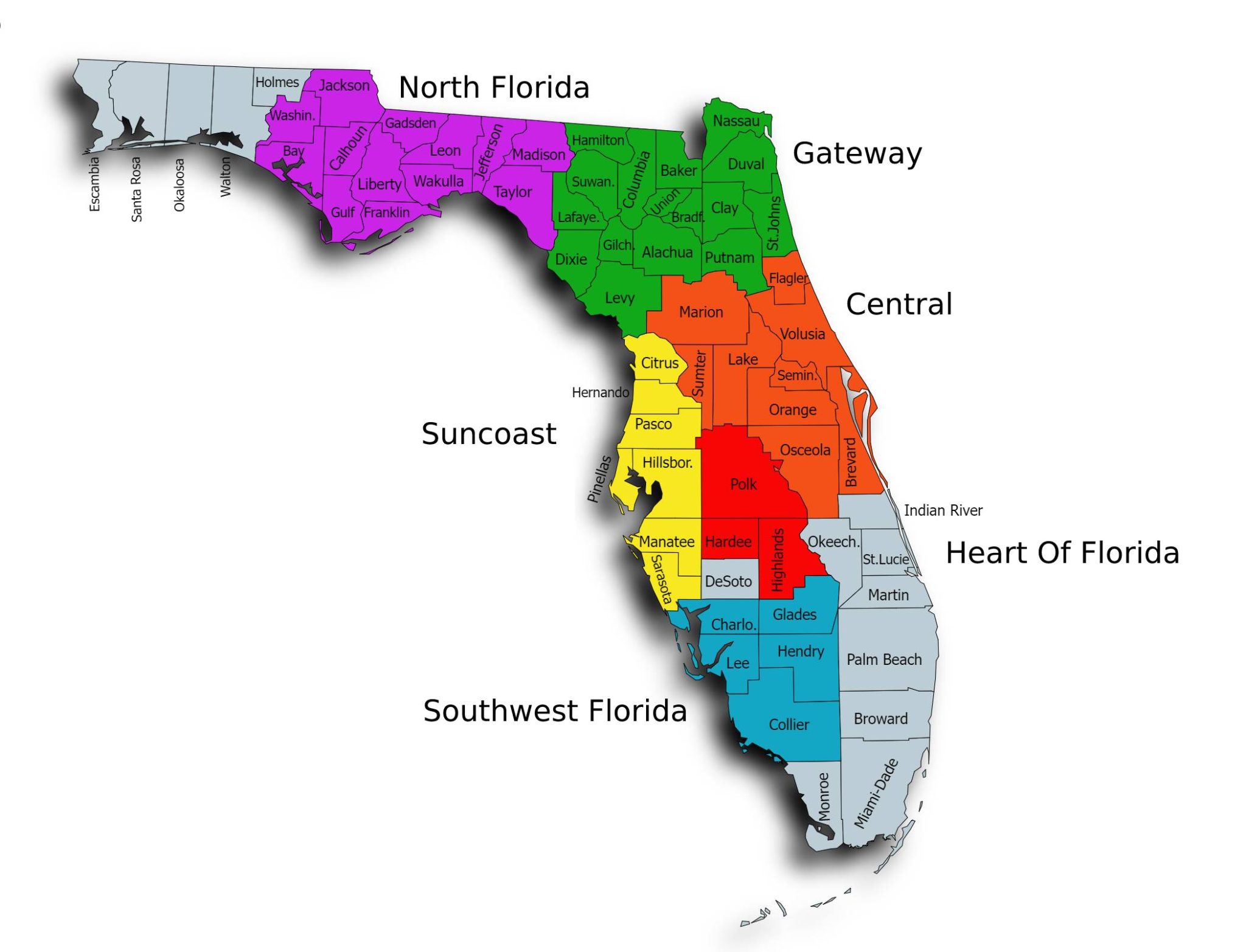 Chapter Map - Florida Society of Certified Public Managers