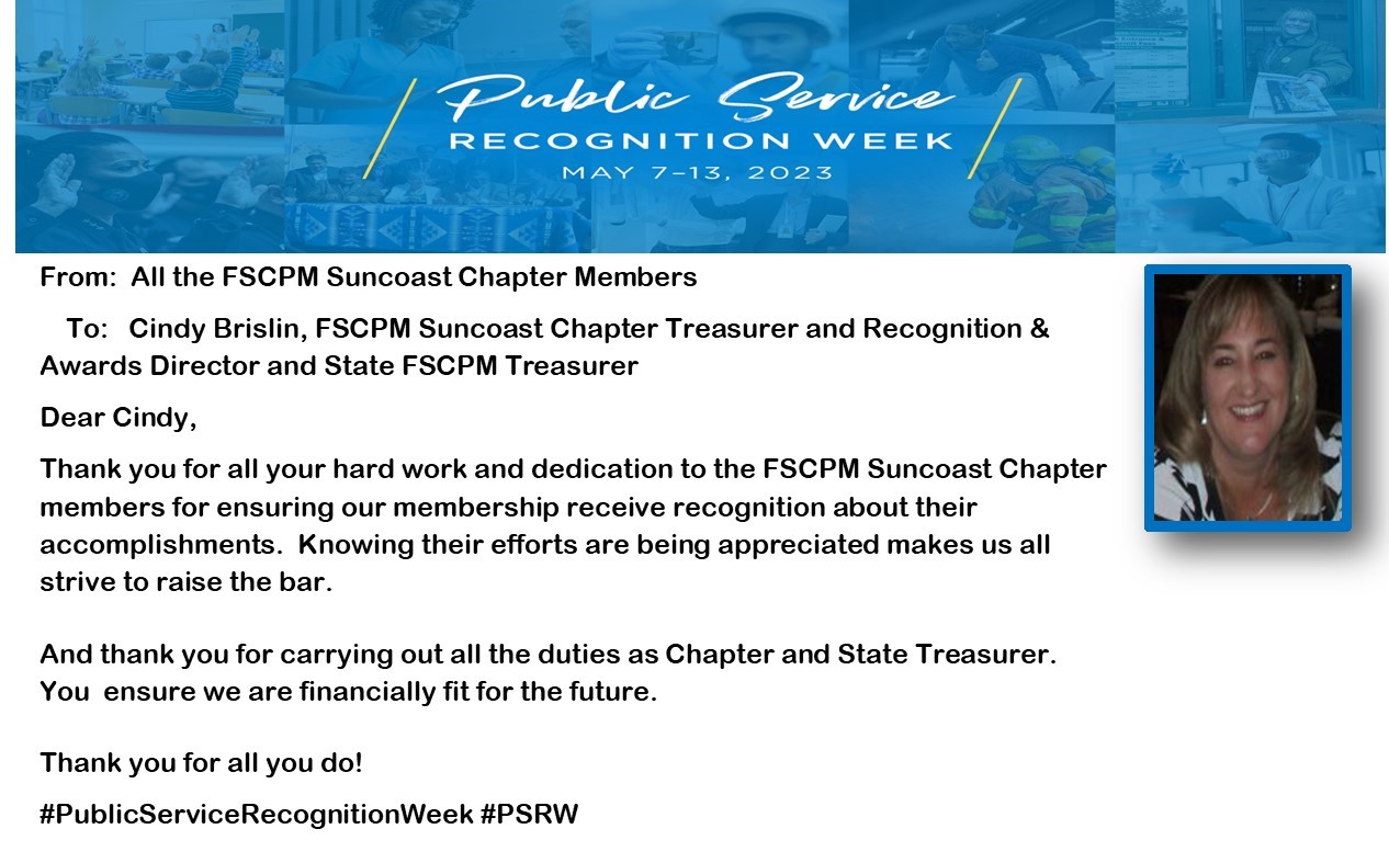 Public Service Recognition Week - Florida Society of Certified Public ...